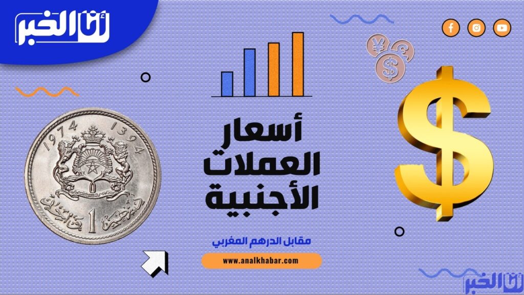 أسعار صرف دولار مقابل الدرهم المغربي اليوم الاثنين 29 غشت