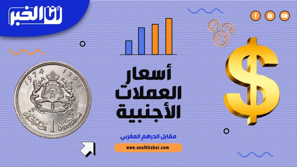 أسعار صرف العملات مقابل الدرهم (MAD) الأربعاء 02 نوفمبر 2022